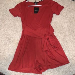 Red romper